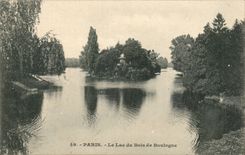 Paris - 16 - Le Lac du Bois de Boulogne CPA 