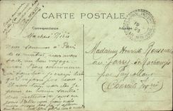 Paris - 16 - La Seine Vue du Trocadero CPA 