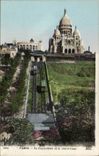 Paris - 14 - the Basilica Crowns Heart and the Funicular - CPA