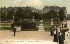 Paris 1 - Aux Tuileries - L'Homme aux Oiseaux - CPA 
