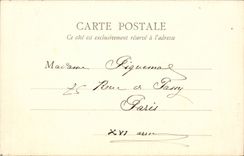 Paris - 1 - Tribunal du Commere - Palais de Justice - 1904 CPA 