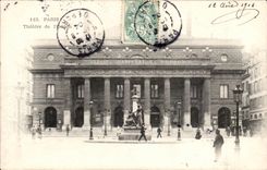 Paris - 6 - Theater of Odeon CPA