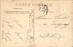 Paris - 1 - Un Bonjour de Paris - Femme - Fantaisie - Souvenir - CPA 