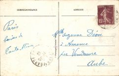 Paris - 1 - Les Tuileries et l'Arc de Triomphe de Carrousel - CPA 