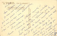 Paris - 14 - Montmartre - Seen Basilica seen of has Rue Knight of the Bar - CPA