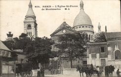 Paris - 14 - Montmartre - the Church St Pierre - CPA