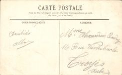 Paris - 14 - Public garden St Pierre - active Staircase with the Sacring Heart - CPA