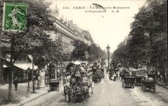 Paris - 14 -- The Boulevards Montmartre - Poissoniere CPA