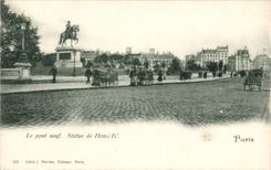 Paris 6 - The New Bridge Statue of Henri IV CPA