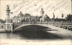 Paris 7 - The Bridge Alexandre III - CPA
