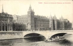 Paris 1 - Palais de Justice et Tribunal de Commerce - CPA 