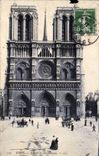 Paris 4 - Facade de Notre Dame - CPA 