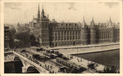 Paris - 1 - Conciergerie et le Pont du Change -Bridge - CPA -