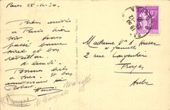 Paris - 8 - the Place of the Opera - car - CPA