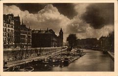 Paris - 6 - Quays of Large Augustins - CPA