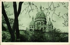 Paris - 14 - Basiique of the Sacring Heart - Montmartre - CPA