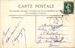 Paris CPA La place du Carrousel Vue du Louvre