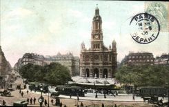 Paris CPA Eglise de la TRinite