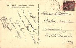 Paris CPA Notre Dame l'abside 