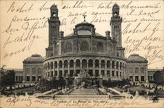 Paris CPA the palate of Trocadero