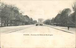 Paris CPA Which occurred of the Bois de Boulogne