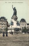 Paris CPA Statue of the Republic