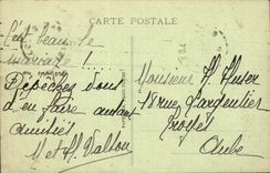 Paris CPA L'hotel de ville et le pont d'Arcole