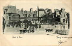 Paris CPA Museum of Cluny (drawing in relief!)