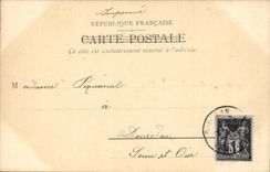 Paris CPA Museum of Cluny (drawing in relief!)