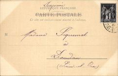 Paris CPA Trinite (dessin en relief !)