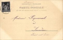 Paris CPA Palais de l'Institut et le pont des Arts (dessin en relief !)