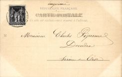 Paris CPA Conciergerie et TRibunal de commerce (dessin en relief !)