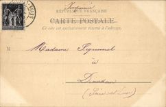 Paris CPA Le Pantheon (dessin en relief !)