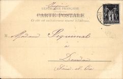 Paris CPA the Dome of the hotel of Invalides (drawing in relief!)