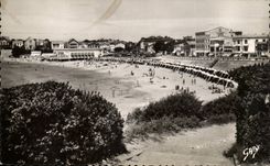 Royan Pontaillac CPA der Strand