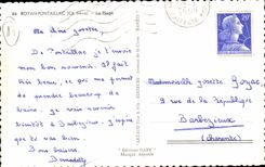 Royan Pontaillac CPA der Strand