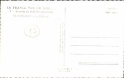 Surroundings of Saintes CPA the castle