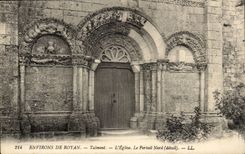 Surroundings of Royan CPA the church the Talmont gate