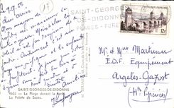 Saint Georges de Didonne CPA the beach in front of the drill the point of Suzac