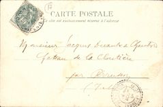 Royan CPA der Strand des grossen Gesimses