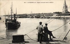 Dampf La Rochelle-CPA der kommt das Bassin (Boot)
