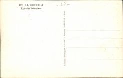 Strasse La Rochelle-CPA der Textilkaufmanner