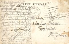 La Rochelle CPA der Hafen mit dem Mondschein