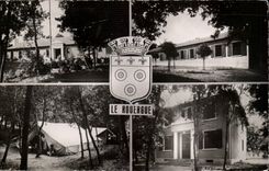 CPA Summer camp Rouergue Meschers central Building a dormitory the camp the infirmary