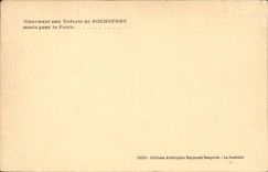 CPA Monument with the children of Rochefort died for the fatherland