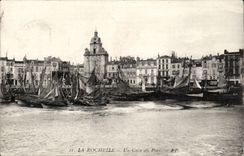 La Rochelle CPA eine Ecke des Hafens