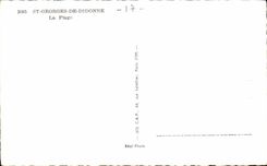 Saint Georges de Dilonne CPA the beach