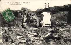 Pontaillac Royan CPA Saint Gaumen die Brucke des Teufels