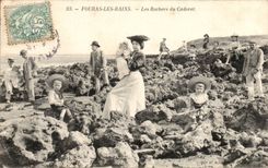 Fouras les Bains CPA rocks of Cadoret