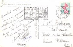 Royan MODERNE KARTE der Hafen in der Dammerung